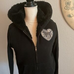 Victoria Secret PINK 1986 Label Fleece Hoodie